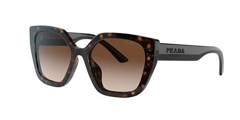 prada wide - high bridge fit|Prada PR 24XS 52 Brown Gradient & Havana Sunglasses.